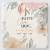 Faith Can Move Mountains ストーンコースター (正面)