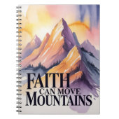 Faith can move mountains notebook  ノートブック (正面)
