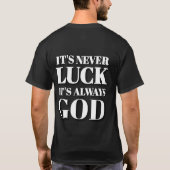 Faith Christian T-Shirt – ミニマリストダークスタイル Tシャツ (裏面)