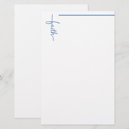 Faith Cross 便箋 (正面/裏面)