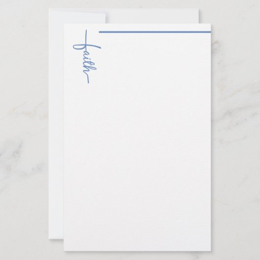 Faith Cross 便箋 (正面)