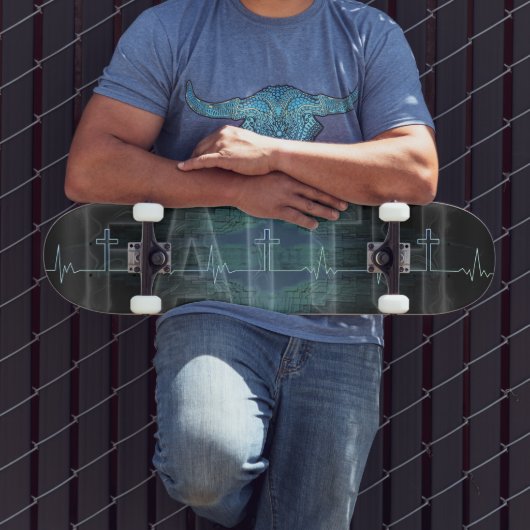 Faith Cross Heartbeat スケートボード (室外3)