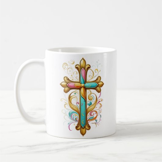 Faith Cross Mug コーヒーマグカップ (左)