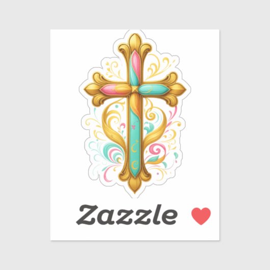 Faith Cross Sticjker シール (シート)