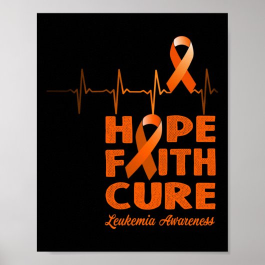 Faith Cure – 白血病認識度 ポスター (正面)