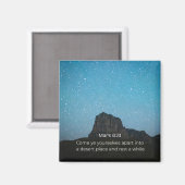 Faith Desert Collection – Mark 6:31 マグネット (正面/裏面)