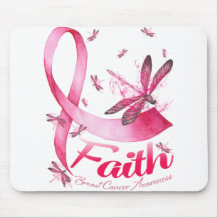 Faith Dragonfly乳癌認識度Tシャツ マウスパッド
