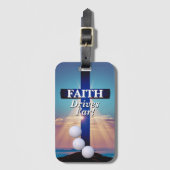 Faith Drives Far Golf  ラゲッジタグ (正面縦)
