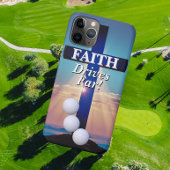 Faith Drives Far Golf Case-Mate iPhoneケース