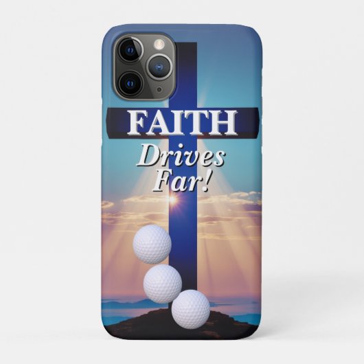 Faith Drives Far Golf  Case-Mate iPhoneケース (裏)