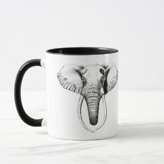 Faith Elephant Woman Mug マグカップ