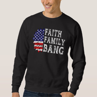 Faith Family Bang Usa スウェットシャツ