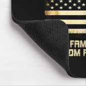 Faith Family Firearms Dom Flag Friends American  マウスパッド (コーナー)
