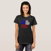 Faith Family Firearms Freedom US American Flag  1 Tシャツ (正面フル)