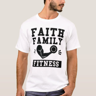 Faith Family Fitness Tシャツ