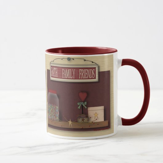 Faith Family Friends Mug マグカップ (右)