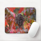 Faith Fruit of the Spirit Bible Verse Mouse Pad マウスパッド (マウス)
