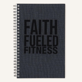 Faith Fueled Fitness Notebook – Christian Motivati ノートブック