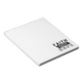 Faith Fuels Hope Quote – Uplifting Christian Art ノートパッド (アングル)