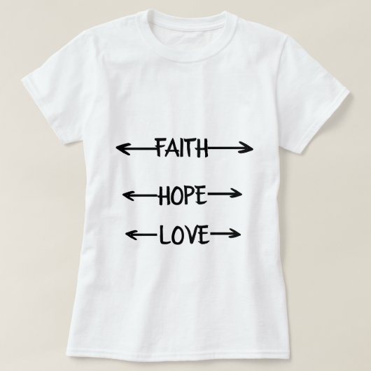 Faith Giftコレクション – 信仰アパレルTシャツ Tシャツ (デザイン正面)