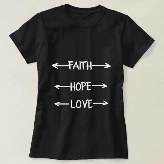 Faith Giftコレクション – 信仰アパレルTシャツ Tシャツ (デザイン正面)
