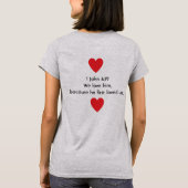 FAITH GIFT COLLECTION - Tシャツ (裏面)