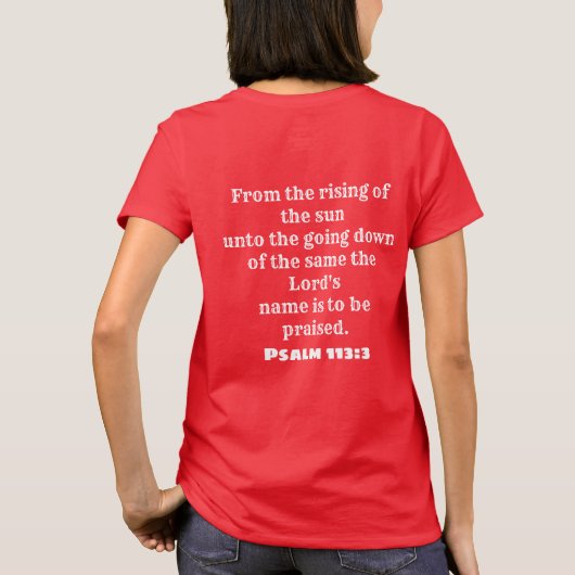 Faith Gits Collection Tシャツ (裏面)
