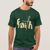 FAITH Graphic Forest Green Tシャツ (正面)