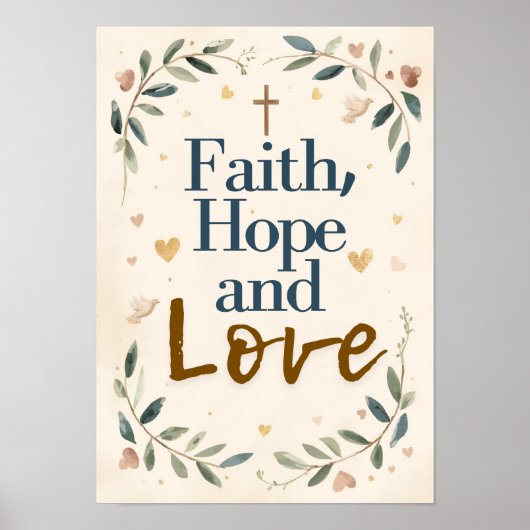 Faith, Hope and Love ポスター (正面)