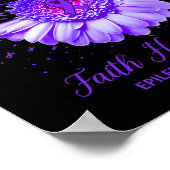 Faith Hope Loveてんかん認識度生存者戦 ポスター (角)