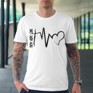 Faith Hope Loveクリスチャンシャツ Tシャツ