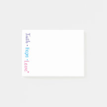 Faith Hope Loveハート感動的クリスチャン4x3