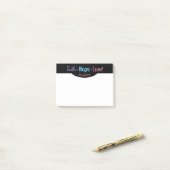 Faith Hope Loveハート感動的クリスチャン4x3 ポストイット (デスク上)