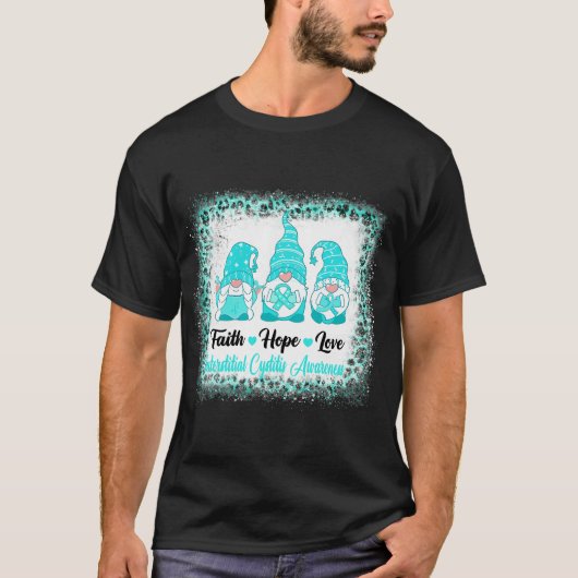 Faith Hope Love間質性膀胱炎認識度 Tシャツ (正面)