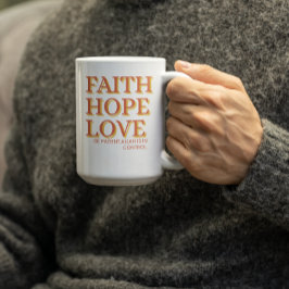 Faith.Hope.Love コーヒーマグカップ
