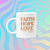 Faith.Hope.Love コーヒーマグカップ