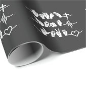 Faith Hope Love ASLアメリカ手話 ラッピングペーパー (ロールコーナー)