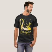 Faith Hope Love Childhood Cancer Awareness Dragonf Tシャツ (正面フル)