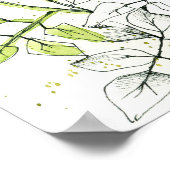 Faith Hope Love Corinthians 13 Scripture Roses ポスター (角)