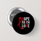 Faith Hope Love - Hiv World Aids Day認識度 缶バッジ (正面&裏面)