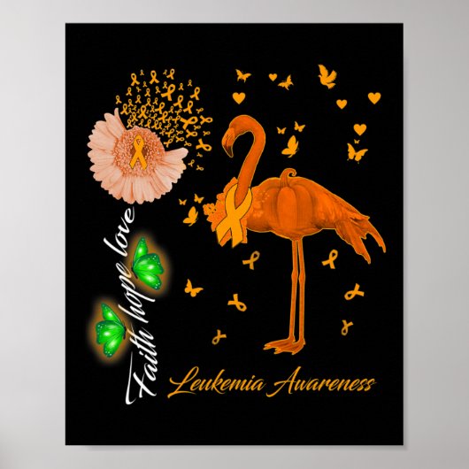 Faith Hope Love Leukemia認識度 ポスター (正面)