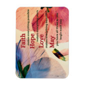 Faith Hope Love May マグネット (縦)