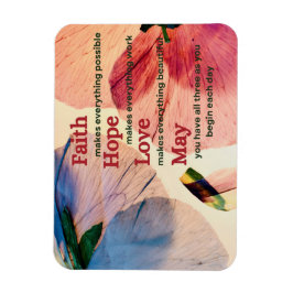 Faith Hope Love May マグネット