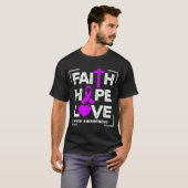 Faith Hope Love NICU認識度 Tシャツ (正面フル)
