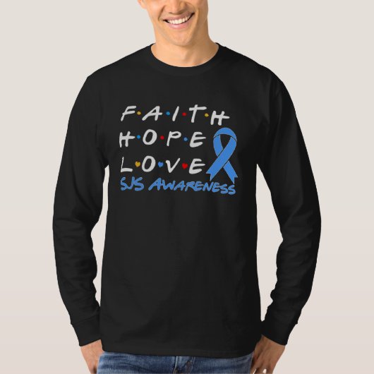 Faith Hope Love SJS Awareness Tシャツ (正面)