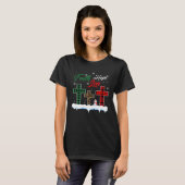 Faith Hope Love Snowman  Christian Xmas Tシャツ (正面フル)