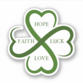 Faith, Hope, Luck, Love シール (正面)