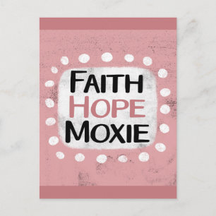 Faith Hope Moxieポストカード ポストカード