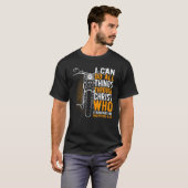 Faith I can do all things through christ christian Tシャツ (正面フル)