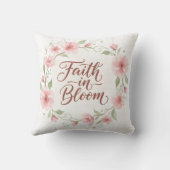 Faith in Bloom クッション (裏面)